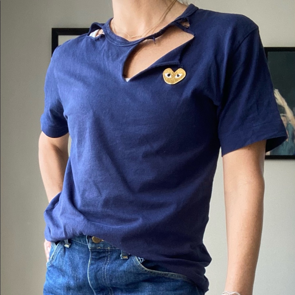 PLAY Comme des GARÇONS perfectly worn in T-shirt